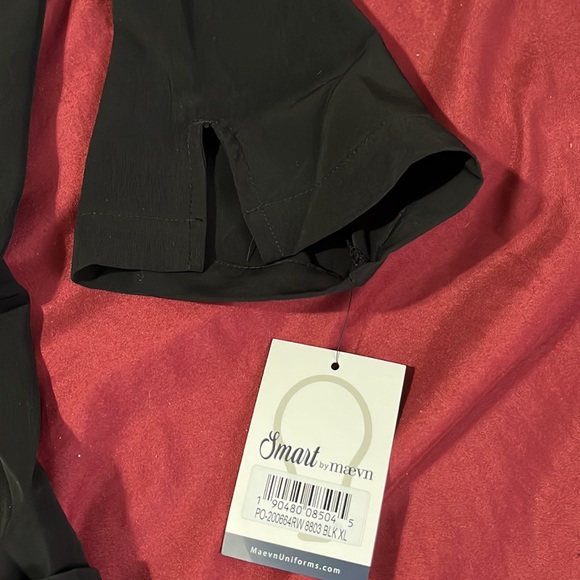 Smart By Maevn Women’s 3 Pockets Scrub Full Zipper Top Nurse XL, NWT - Picture 10 of 15